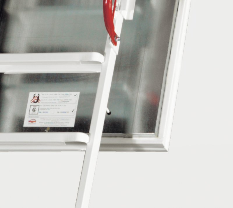 Металлическая чердачная лестница утепленная Wippro Eurostep - Scale Decor